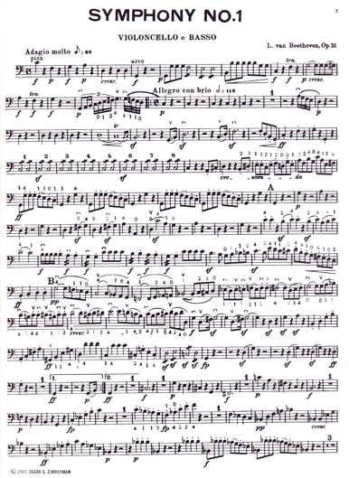 Beethoven - 9 Symphonies and Leonore Overture for Double Bass