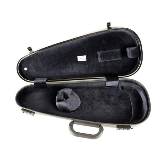 Bam Hightech Overhead Violin Case - Black Carbon Look