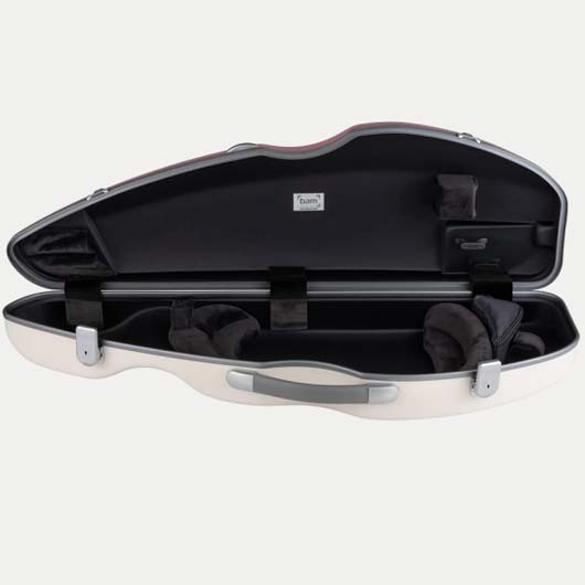 Bam Bonbon Hightech Contoured Violin Case - 4/4 - Pink White