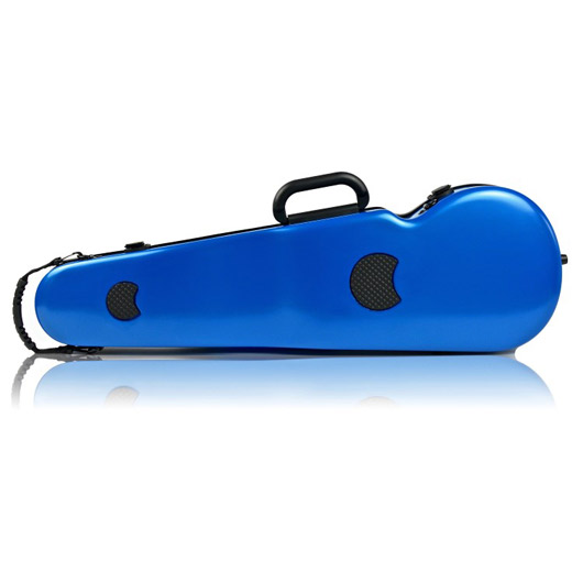 Bam Hightech Contoured Violin Case - 4/4 - Azure Blue
