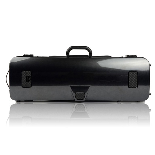 Bam Hightech Oblong Violin Case - Carbon Look - With Pocket