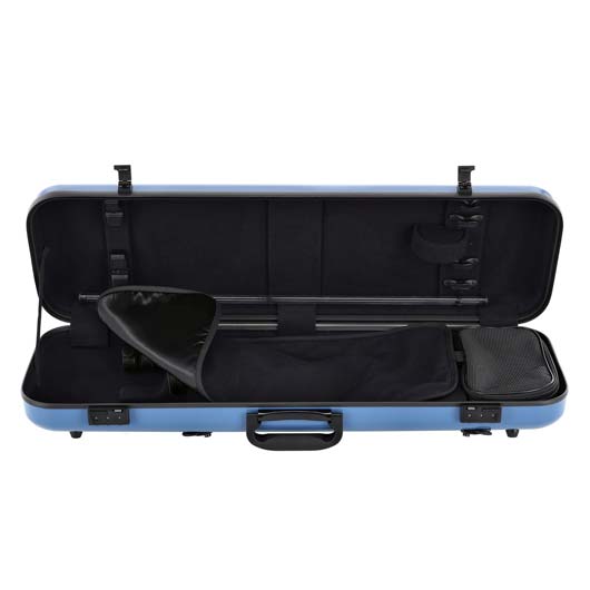 Gewa Oblong Violin Case Air 2.1 - Blue Gloss With Subway Handle