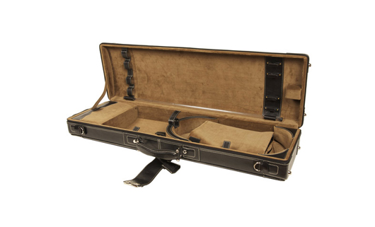 GL Leather Oblong Violin Case--Brown