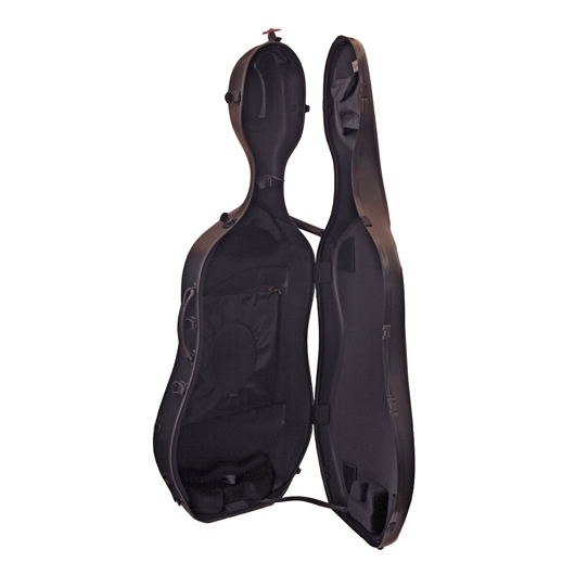 Bam Classic Cello Case - Black, with wheels