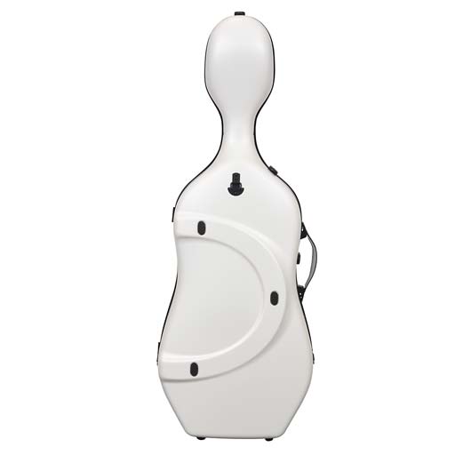 Bam Hightech Slim Cello Case - White