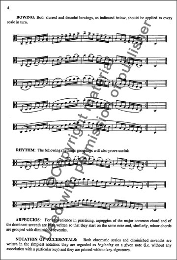 Scales and Arpeggios for Viola, Book I