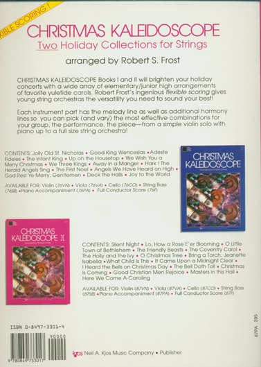 Christmas Kaleidoscope II - Piano Accompaniment