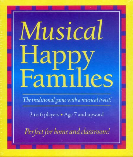 Musical Happy Families Quartet Game