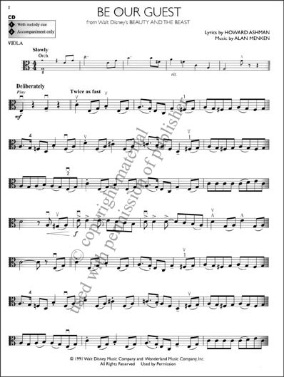 Disney Solos for Viola