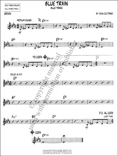 Jazz Play Along-10 John Coltrane Classics