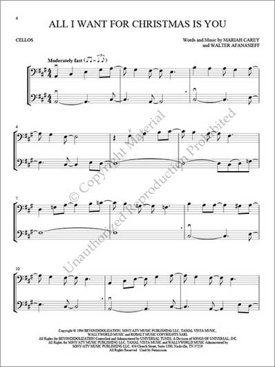 Christmas Hits for Two- Cellos