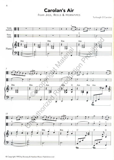 Fiddler Playalong Collection for Viola and Piano