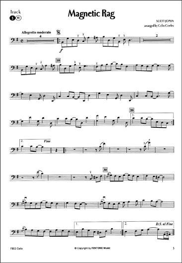 Joplin - Ragtime Favourites for Cello (with CD)