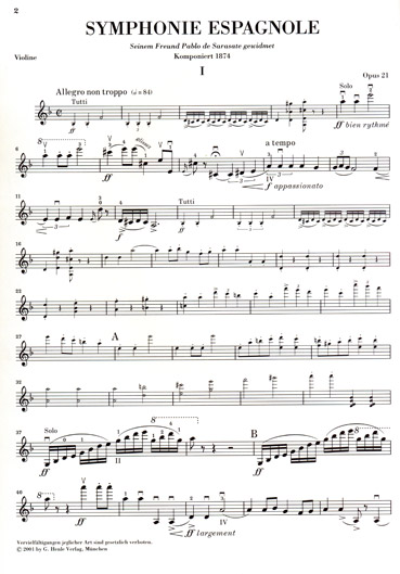 Lalo - Symphonie Espagnole, Op. 21 (HEN)