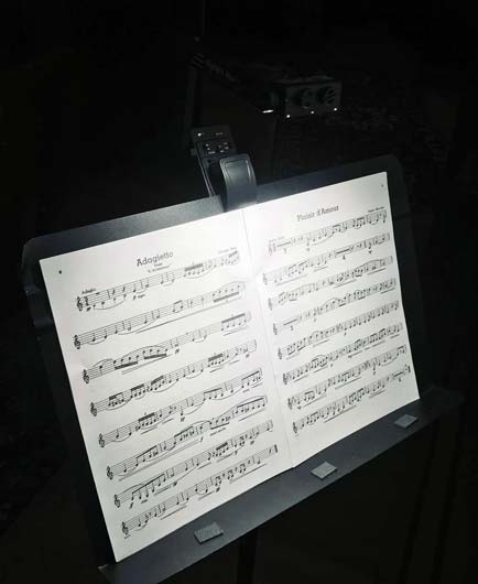 GigLight Max Music Stand Light w/accessories - Long Cord