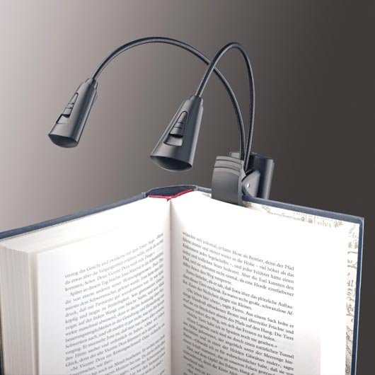 Double2 LED FlexLight Music Stand Light - Black