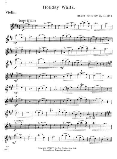 Violinists' Contest Album