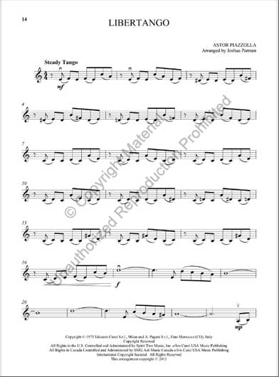 Piazzolla - 25 Tangos for Violin and Piano