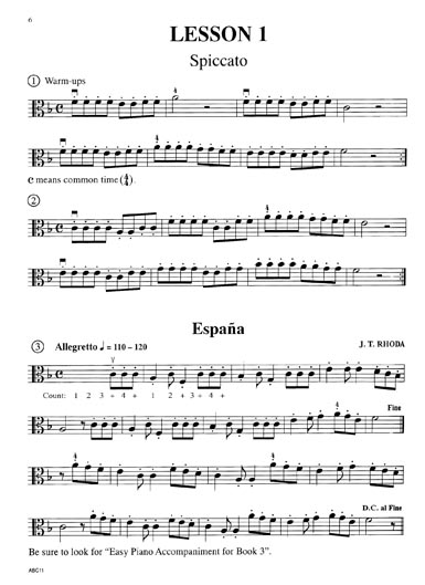 The Abcs Of Viola For The Advanced, Bk 3