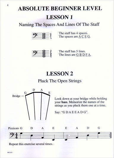 ABC'S of Bass Book 1