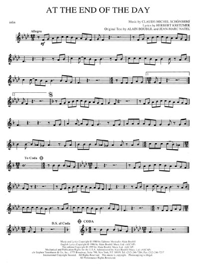 Selections from Les Miserables