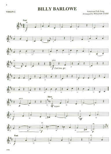 Folk Songs of the U.S.A - Violin 2