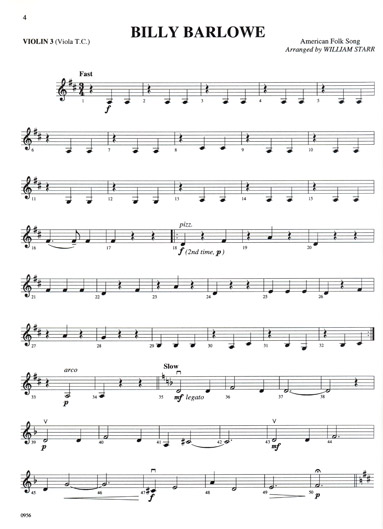 Folk Songs of the U.S.A - Violin 3