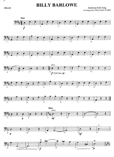 Folk Songs of the U.S.A. - Cello