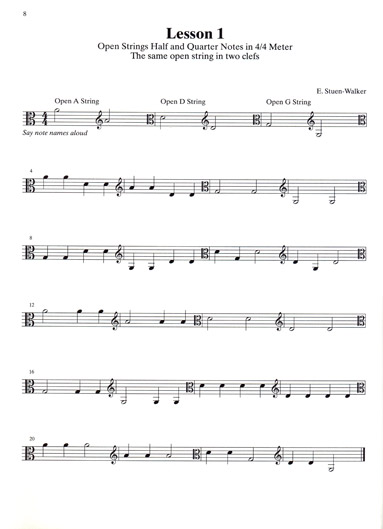 Treble Clef for Violists