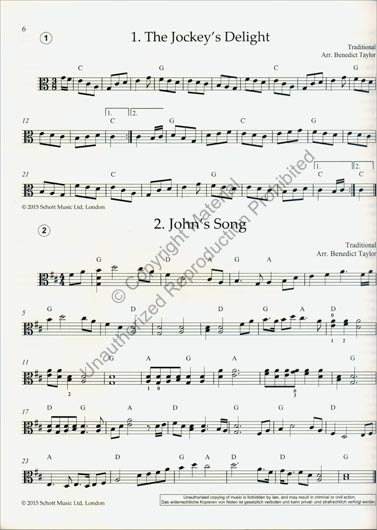 Irish Folk Tunes for Viola (CD)