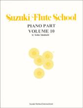 Suzuki Flute School - Volume 10 - Piano Accompaniment - Book