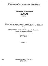 Bach - Brandenburg Concerto No. 3 - Viola Part (KAL)
