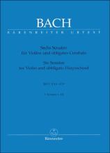 Bach - Six Sonatas for Violin and Harpsichord, Vol. 1 (BAR)