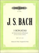 Bach - 3 Sonatas for Viola da Gamba, BWV 1027-1029 (PET)