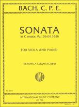 Bach C.P.E. - Viola Sonata in C major, W. 136 (INT)