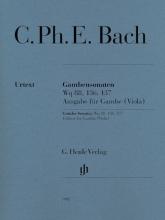 Gamba Sonatas Wq 88, 136, 137