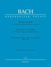 Bach - Violin Concerto in G Minor, BWV 1056 (BAR)