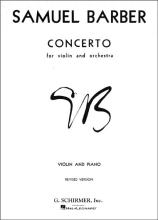 Barber - Violin Concerto, Op. 14 (SCHIR)