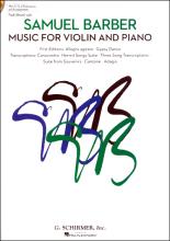 Barber - Music for Violin and Piano (SCHIR)