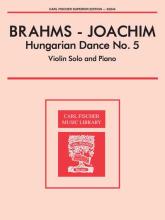 Brahms - Hungarian Dance No. 5 for Violin and Piano (FISCH)