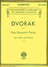 Dvorak - Four Romantic Pieces, Op. 75 (SCHIR)