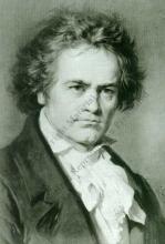 Postcard - Ludwig Van Beethoven (1770-1827)