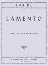 Faure - Lamento for Cello and Piano (INT)