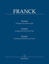 Franck - Sonata arranged for Piano and Viola