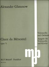 Glazunov - Chant Du Menestrel Op. 71 for Cello and Piano (BELA)