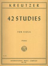 Kreutzer - 42 Etudes for Viola