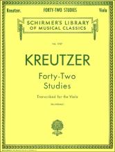 Kreutzer - 42 Etudes for Viola