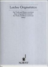 Easy Original Movements for viola and basso continuo