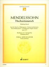 Mendelssohn - Wedding March for Viola and Piano (SCHOTT)