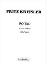 Rondo in G K250 for Violin and Piano